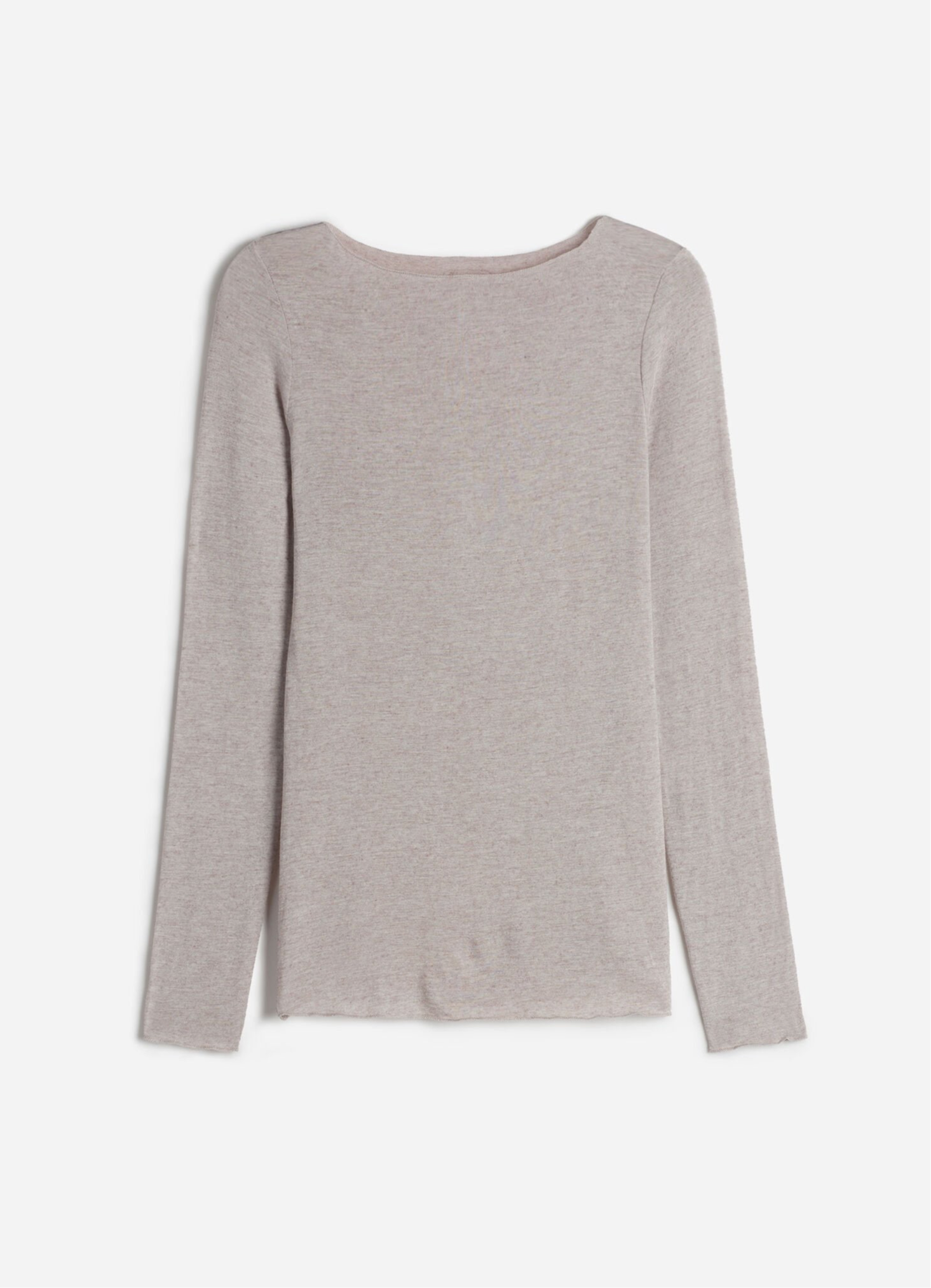 Featherlight Cashmere Blend Top - Beige