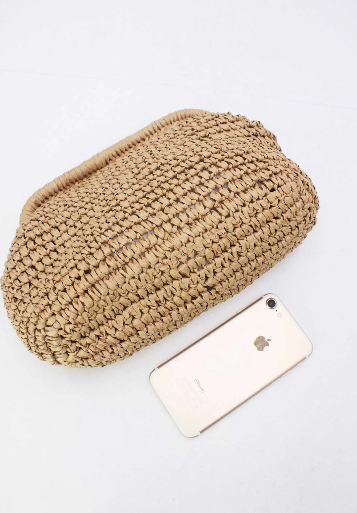 Flätad Clutch - Natur