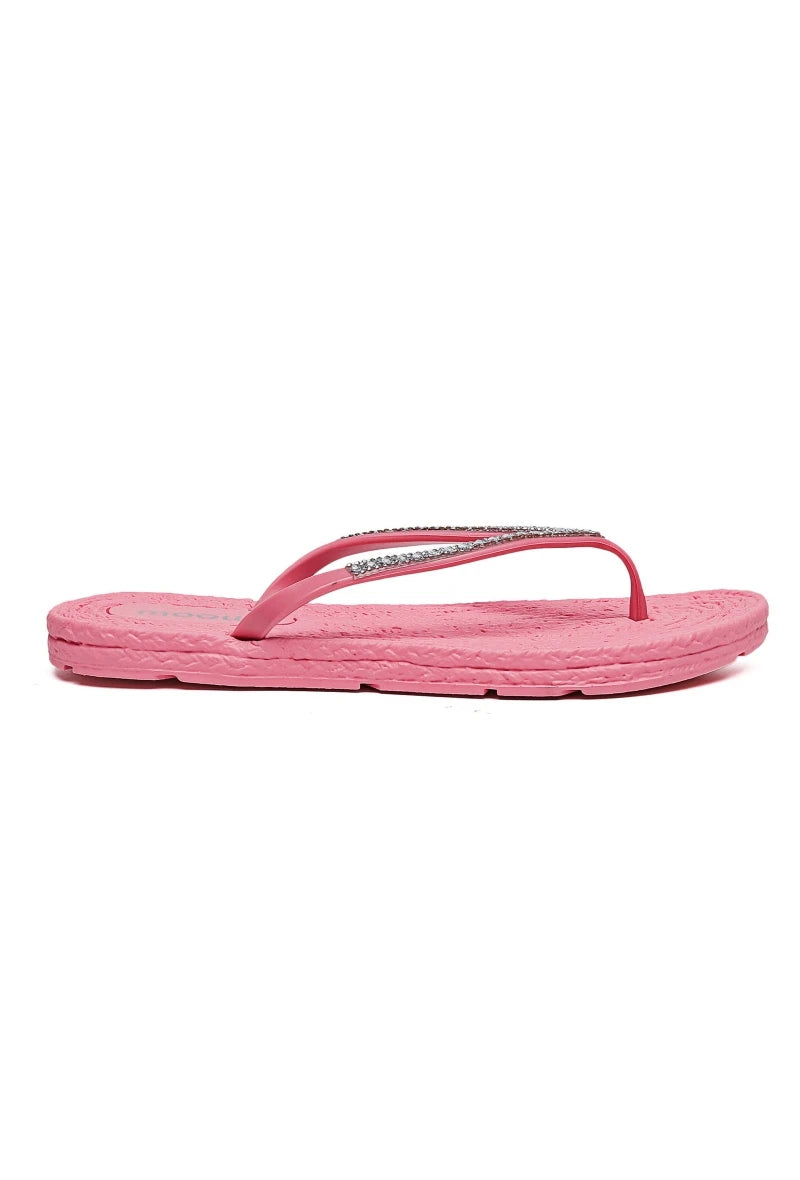 Flip Flops med strass - Rosa