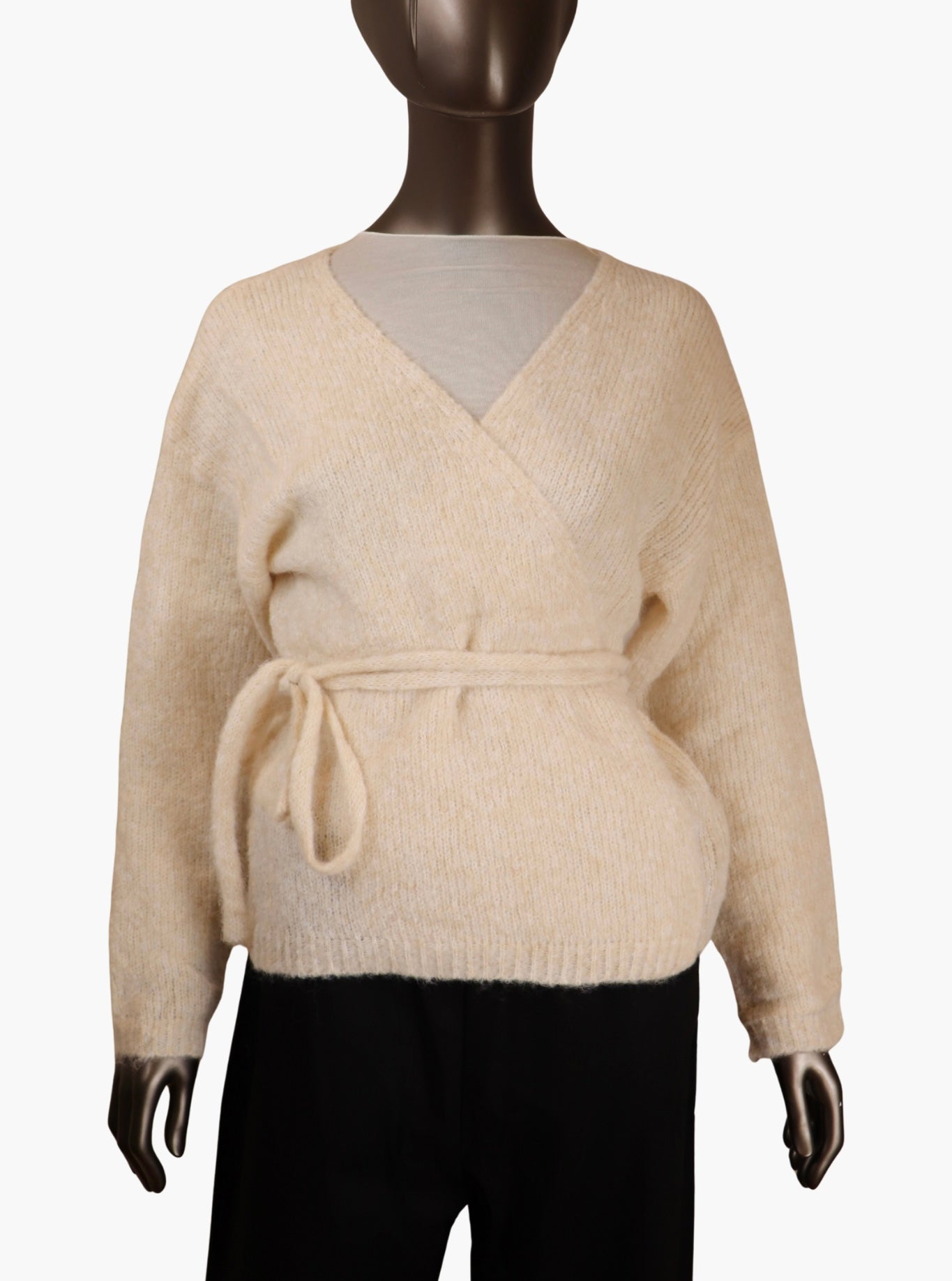 Wrap cardigan - Beige