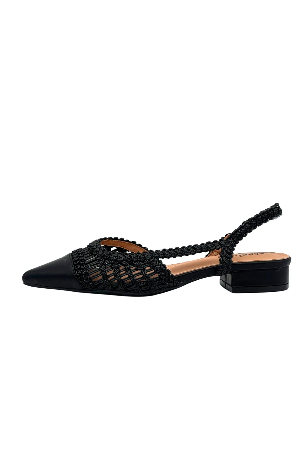 Slingbacks - Svart