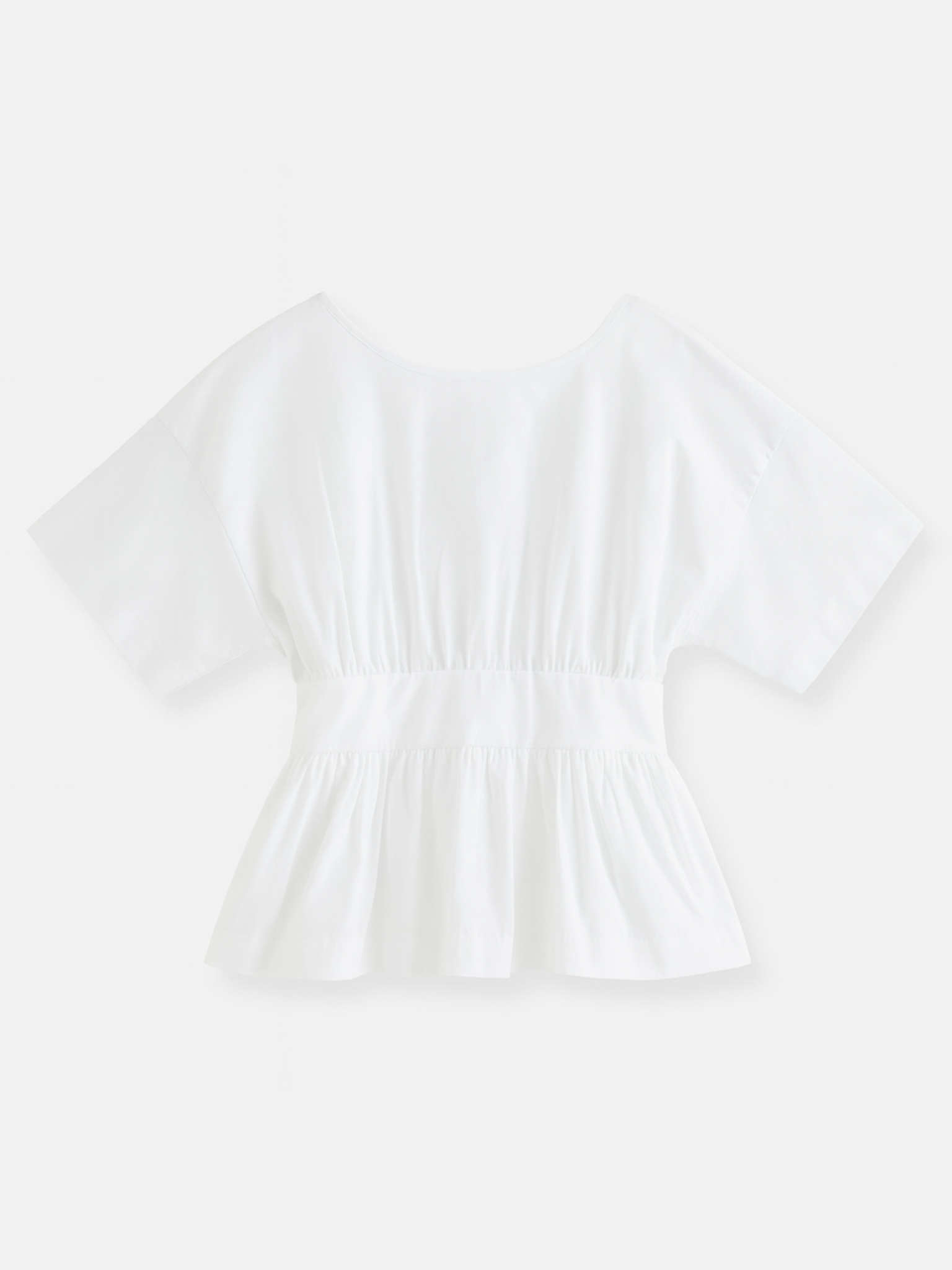 Open Back Tie Top - Vit