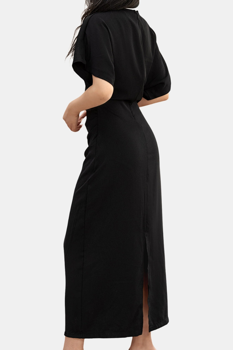 Wide sleeve dress - Svart