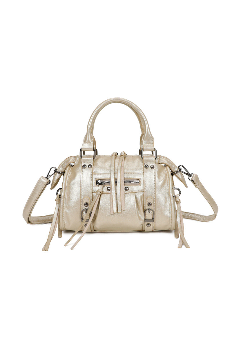 Metallic Handbag - Light Gold