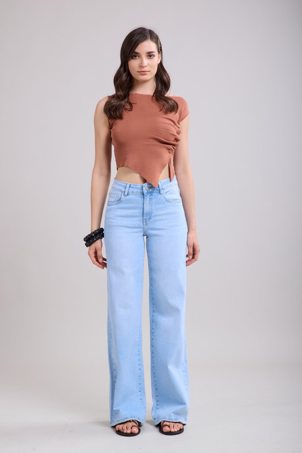Wide Fit Jeans - Ljus denim
